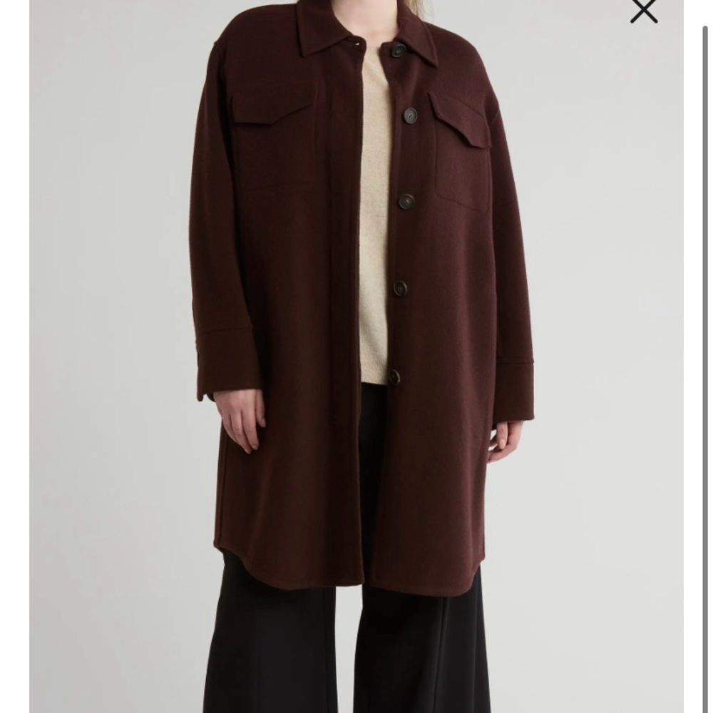 Vince Deep Brown Women's shacket